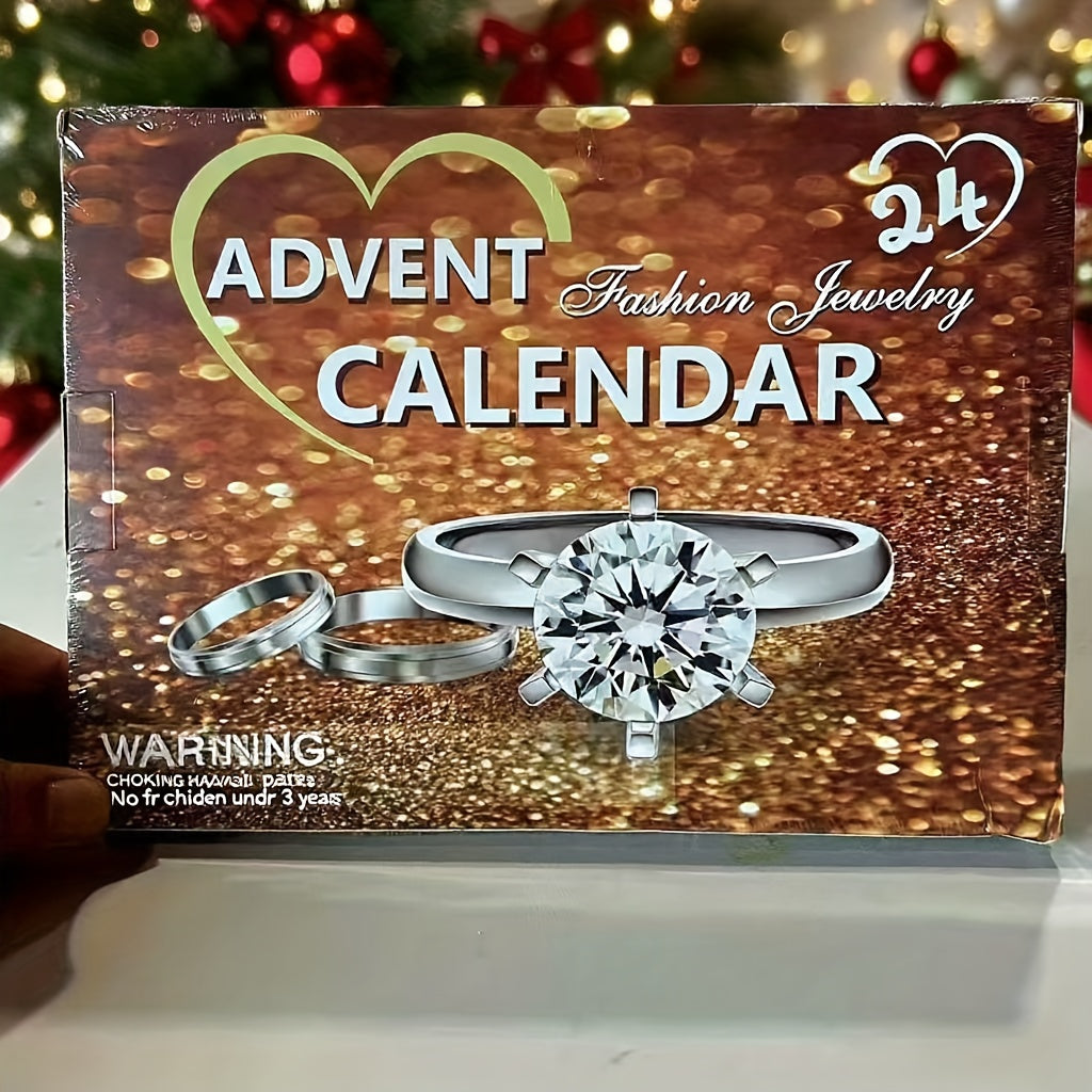 24 napos adventi ékszer naptár, kalendárium, karácsonyi ajándék nőknek