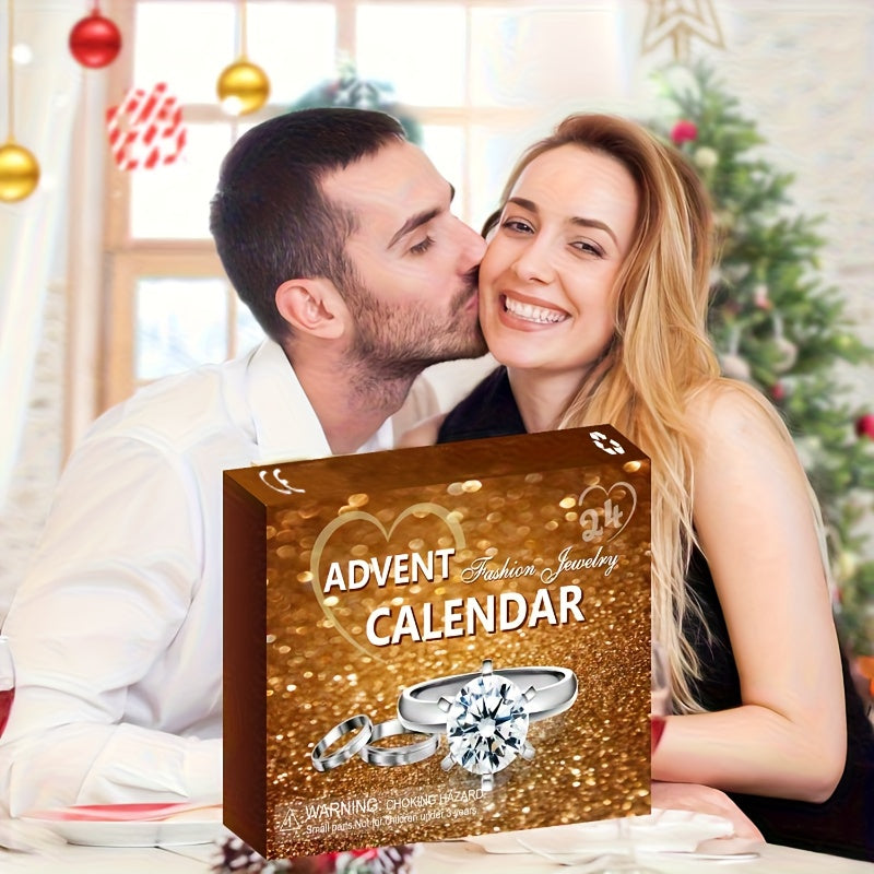 24 napos adventi ékszer naptár, kalendárium, karácsonyi ajándék nőknek
