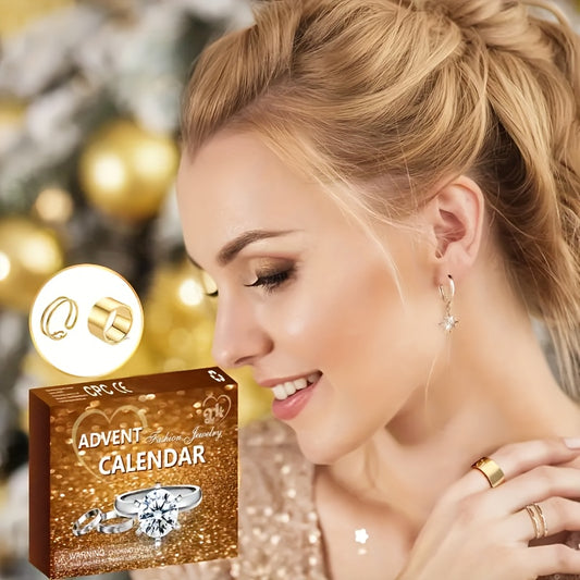 24 napos adventi ékszer naptár, kalendárium, karácsonyi ajándék nőknek